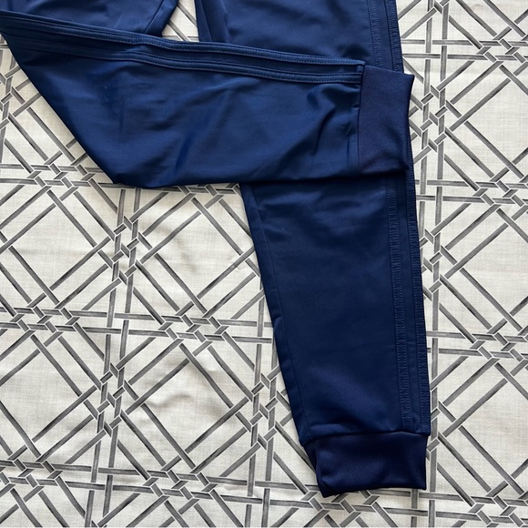 NWOT ADIDAS Youth SST Track Pants, Jogger Navy with Green Logo Size YL - Picture 11 of 11